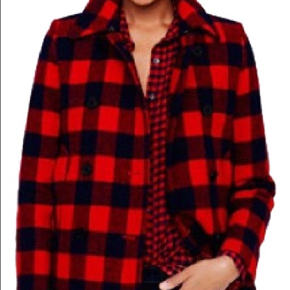 Accepting offers! J. Crew plaid coat - Picture 1 of 6
